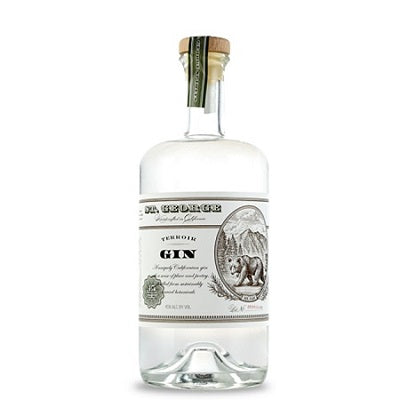 A bottle of St. George Terroir Gin, available at our Palm Springs wine store, Perry's.