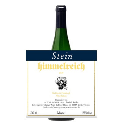 A bottle of Stein Riesling, available at our Palm Springs wine store, Perry's.