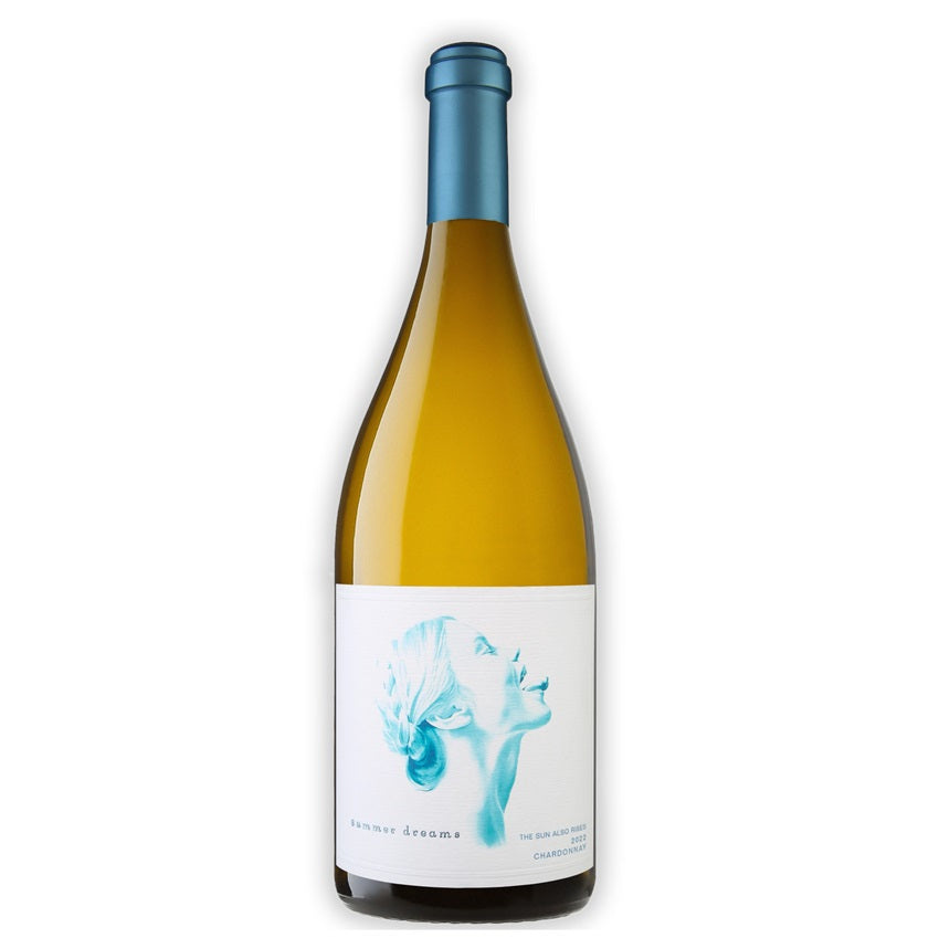 A bottle of Summer Dreams Chardonnay, available at our Palm Springs wine store, Perry's.