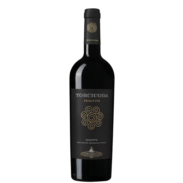 A bottle of Primitivo, available at our Palms Springs wine store, Perry's.