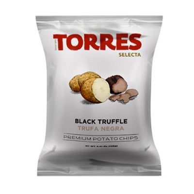 A pack Torres Black Truffle Chips, available at our Palm Springs liquor store, Perry's.