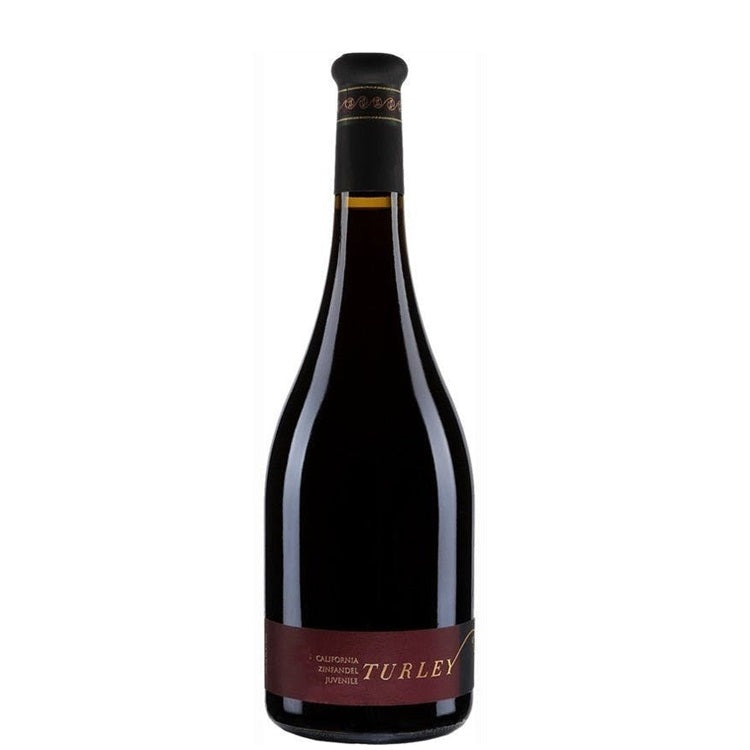 A bottle of Turley Zinfandel, available at our Palm Springs wine store, Perry's.