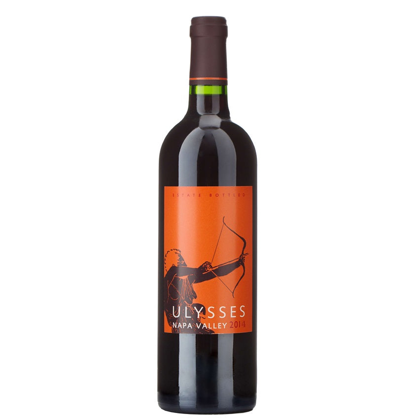 A bottle of Ulysees Cabernet Sauvignon, available at our Palm Springs wine store, Perry’s.