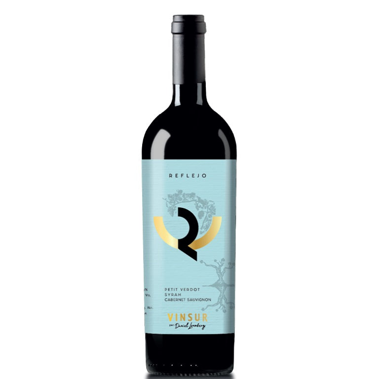 A bottle of Vinsur Reflejo, available at our Palm Springs wine store, Perry's.