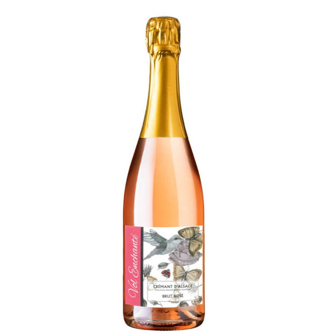 Vol Enchante - Cremant d'Alsace Brut Rosé, France