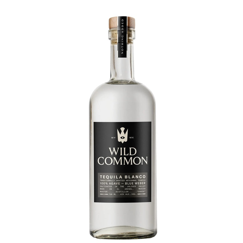 A bottle of Wild Common Blanco, available at our Palm Springs liquor store, Perry’s.