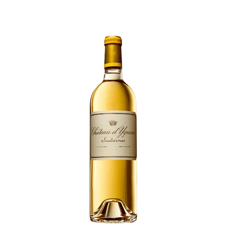 A bottle of Chateau d'Yquem, available at our Palm Springs wine store, Perry's.